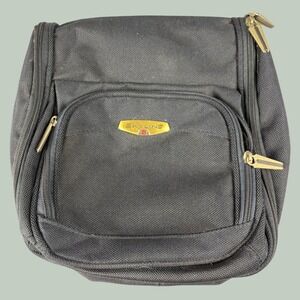 VTG Skyline Hanging Toiletry Bag Black Travel Organizer Cosmetic 5435-30-4S